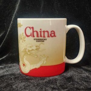 Starbucks Collectible 16oz China Mug Coffee Cup Made in China 2012 Dragon